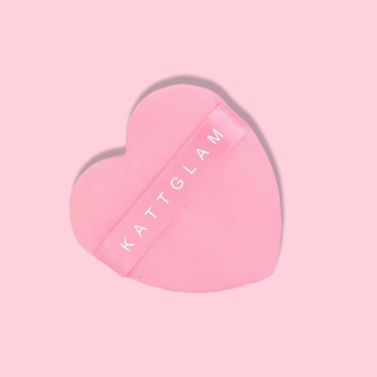 HEART SHAPED POWDER PUFF