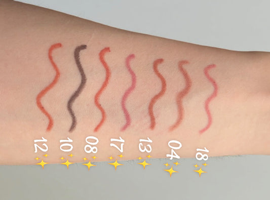 #12 CREAMY LIP LINERS
